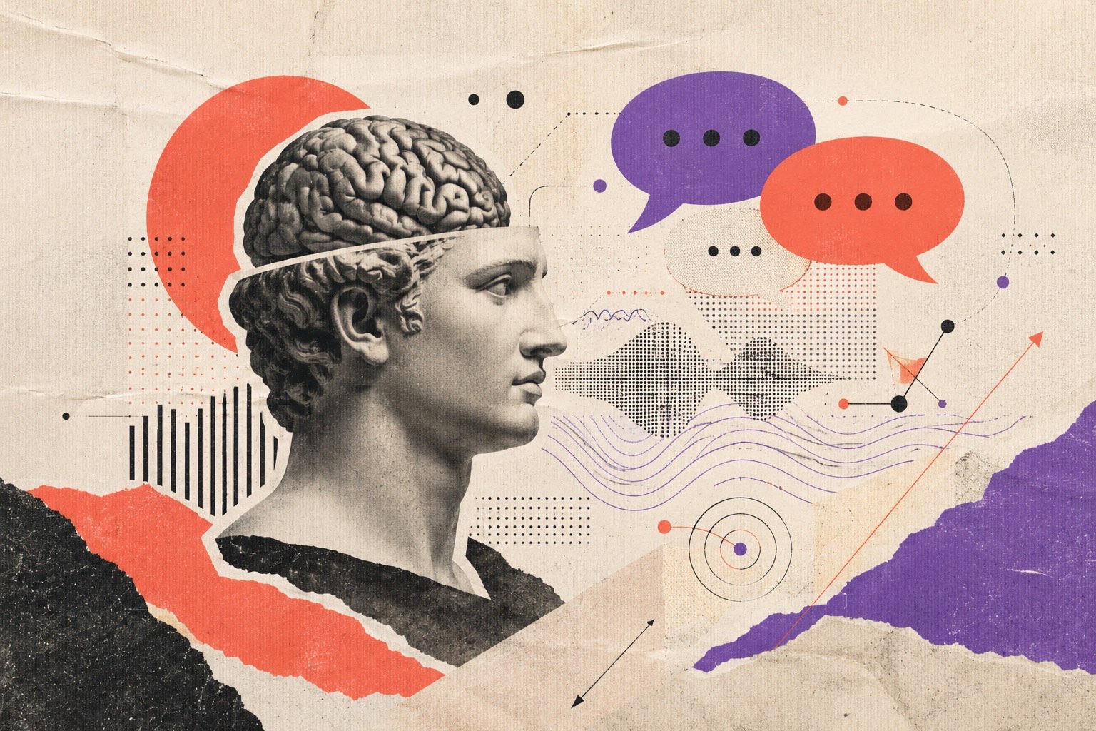 Inteligência artificial e otimização para modelos de linguagem — ilustração conceptual