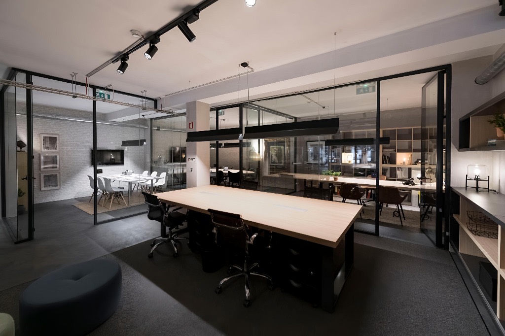 Vista geral do open space em Aveiro