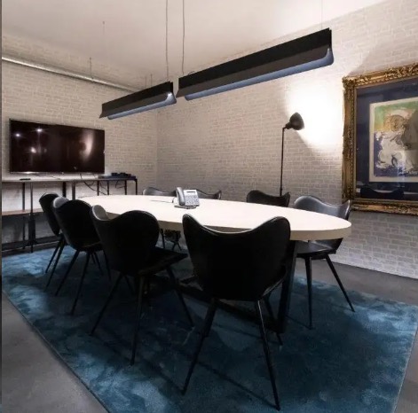 Sala de reuniões para apresentações